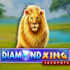 Diamond King Jackpots by SpinPlay Games, showcased at fortunecasino.sk – game logo