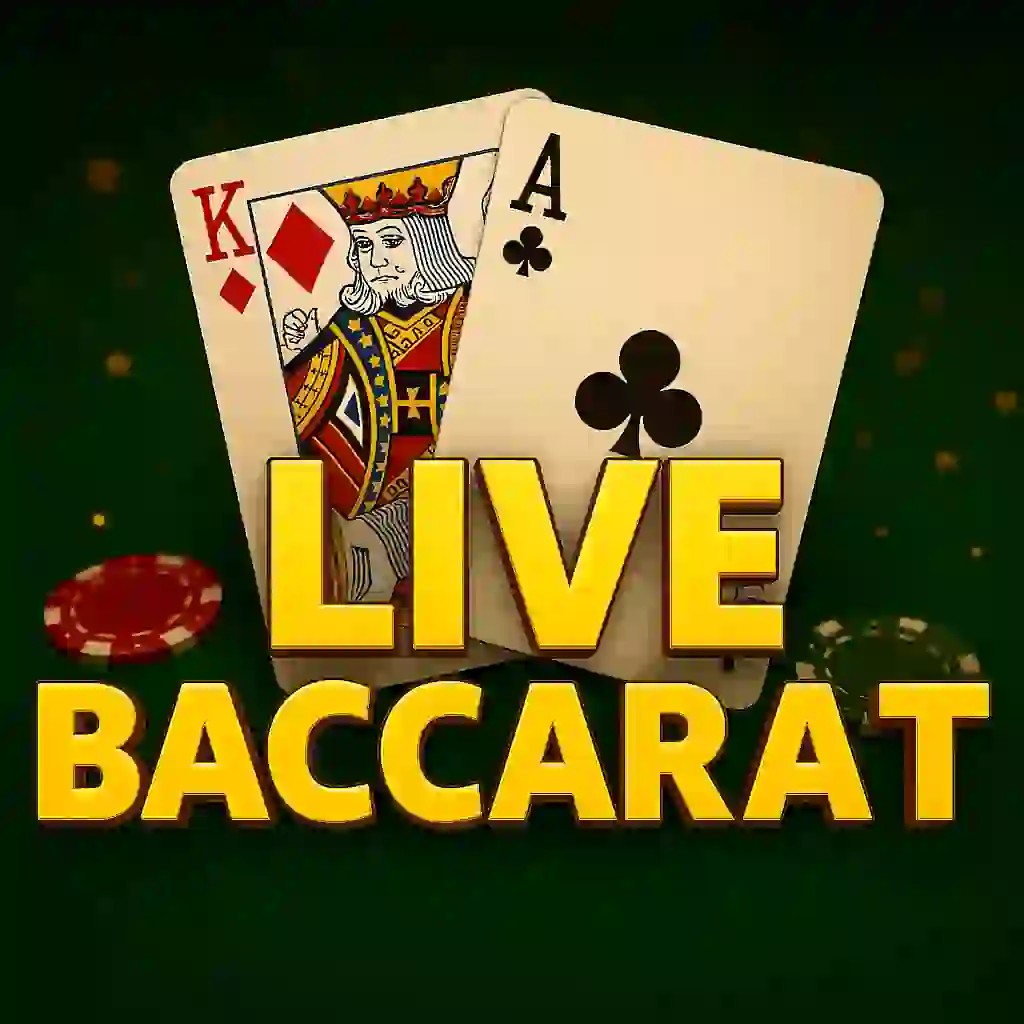 Live Baccarat logo – Live Casino by Evolution at Fortune Casino