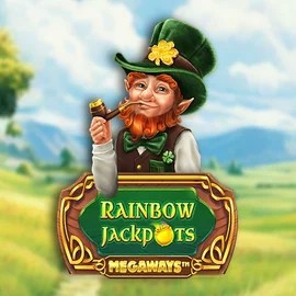 Rainbow Jackpots Megaways logo – Jackpots by Red Tiger Gaming at Fortune Casino