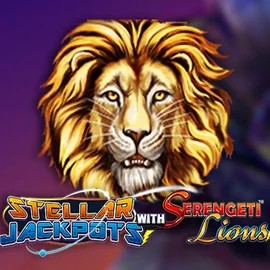 Stellar Jackpots with Serengeti Lions slot icon by Lightning Box Game, available at Fortune Casino