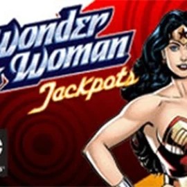 Wonder Woman Jackpots slot logo by Amaya at Fortune Casino